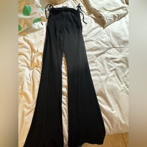 Motel Rocks Mustika Trouser in Lycra Black